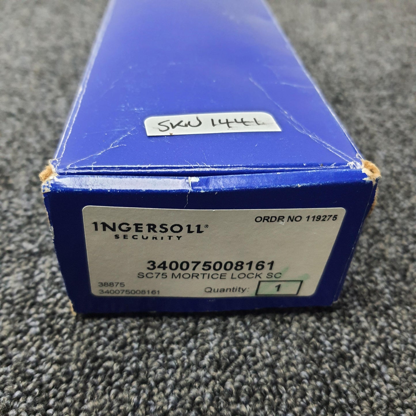 Ingersoll SC75 10-Lever Mortise Deadlock in Satin Chrome