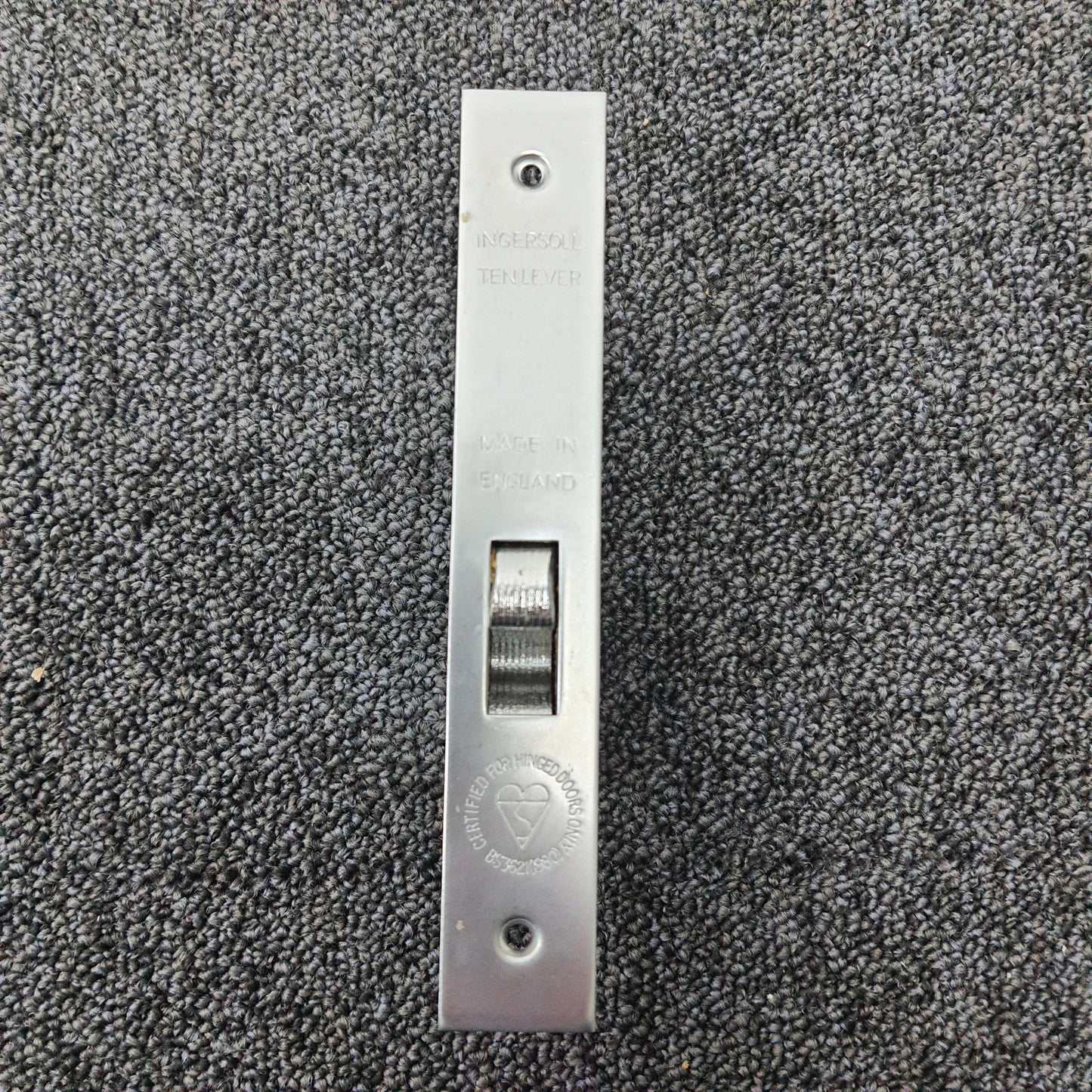 Ingersoll SC76 single-sided 10-Lever Mortise Deadlock in Satin Chrome