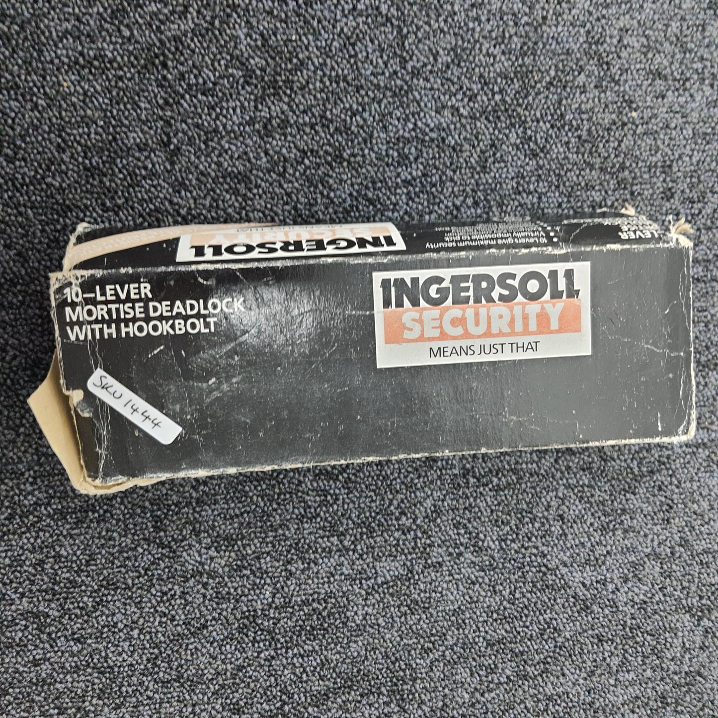 Ingersoll SC76 single-sided 10-Lever Mortise Deadlock in Satin Chrome