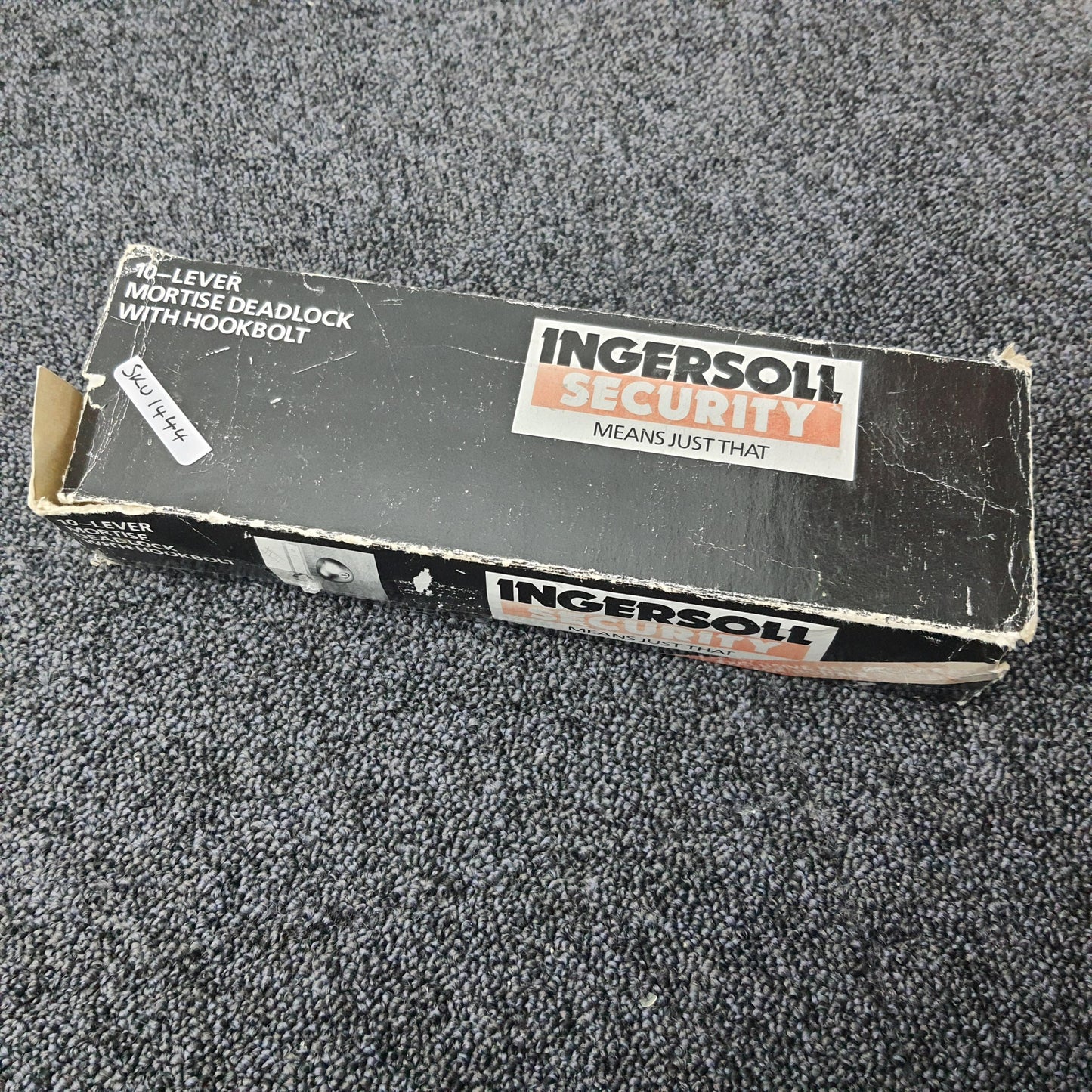 Ingersoll SC76 single-sided 10-Lever Mortise Deadlock in Satin Chrome