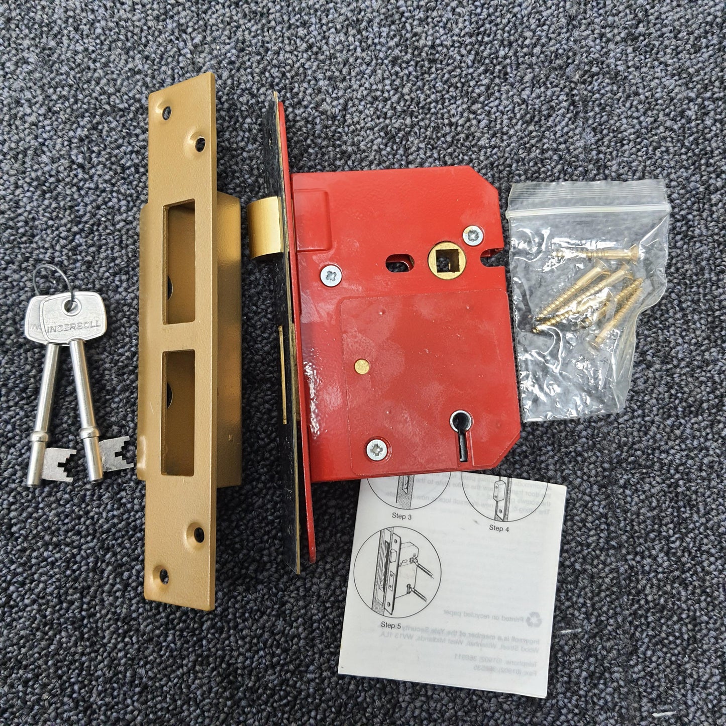 Job Lot of 2 x MBSO1 3" BS3621 Sashlocks in Brass