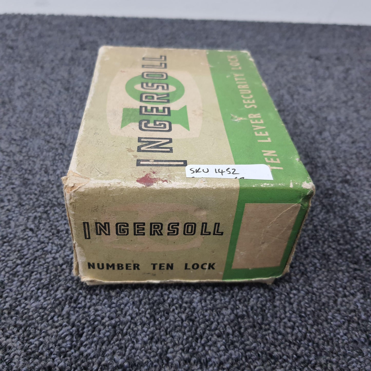 Very early example of Ingersoll 10-Lever Nightlatch (1940-1950)