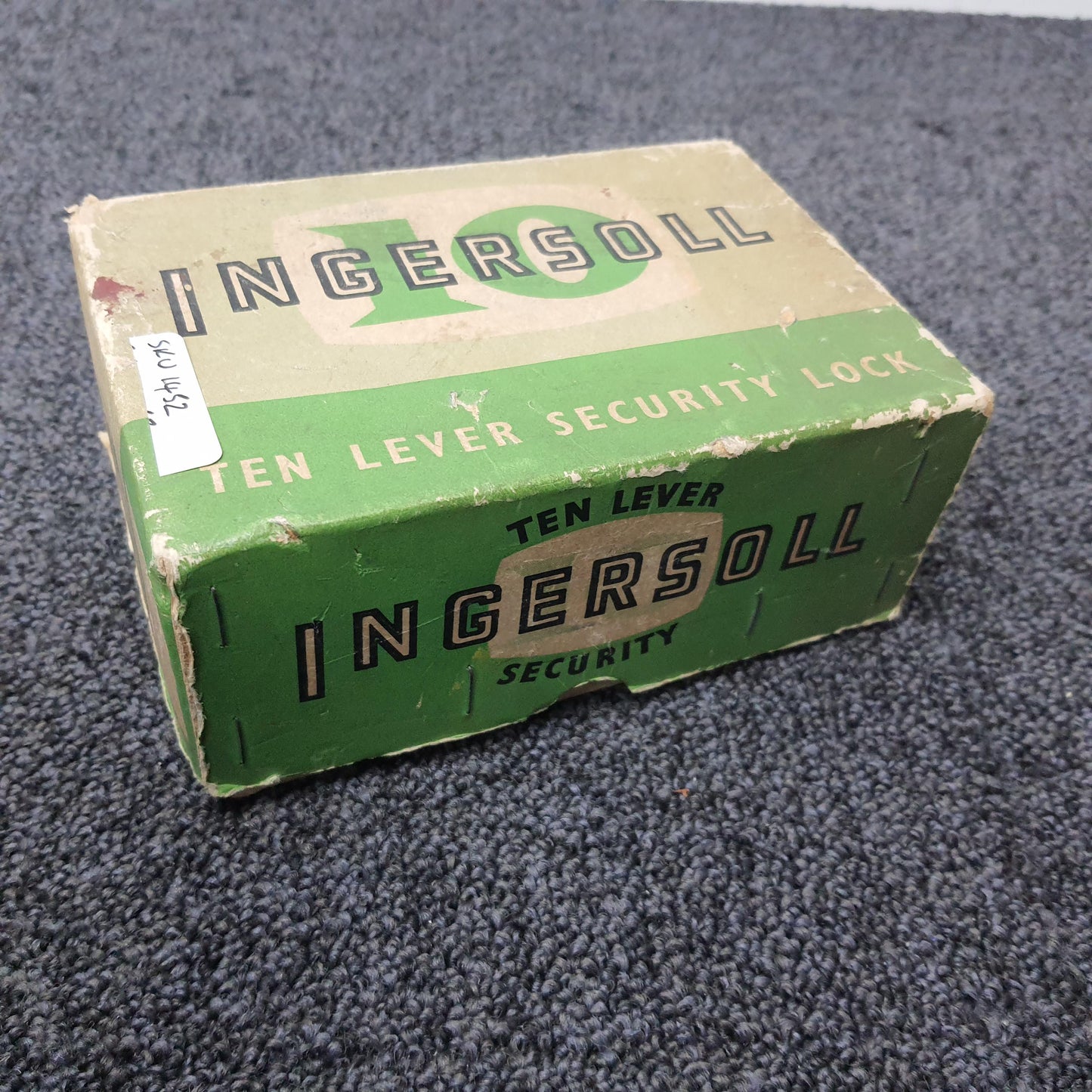 Very early example of Ingersoll 10-Lever Nightlatch (1940-1950)