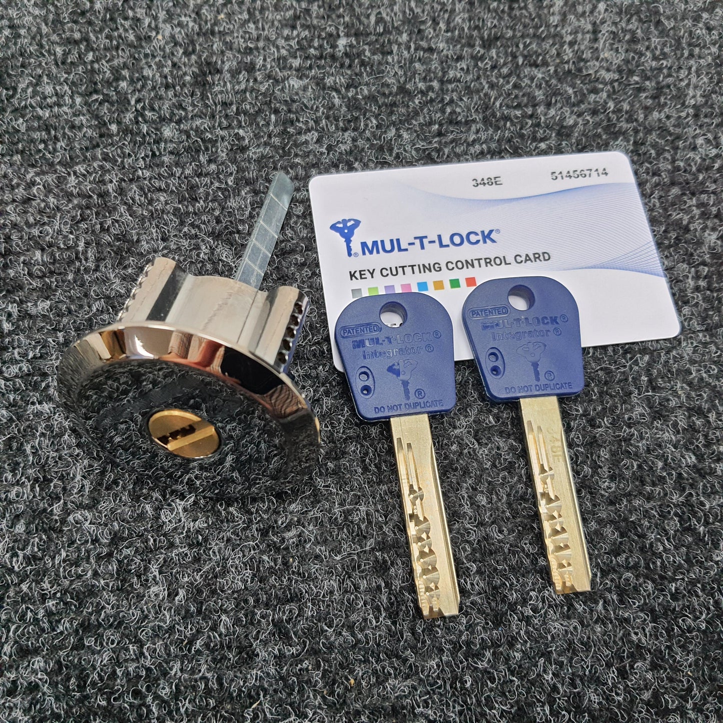 Ingersoll SC1 Replacement Mul-T-Lock Cylinder, POLISHED CHROME