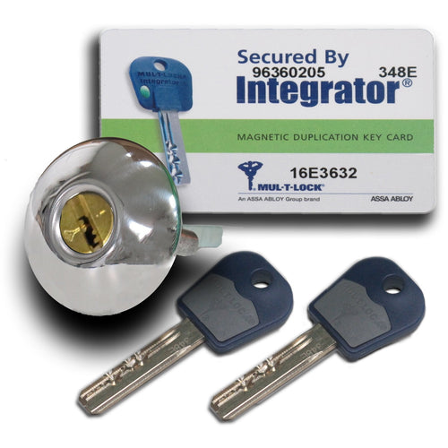 Ingersoll SC73E Non-Double Locking Nightlatch with Electric Release, Mul-T-Lock Cylinder, INWARD-OPENING DOORS, POLISHED CHROME