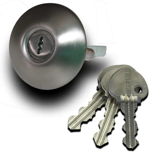 Ingersoll SC71 Double-Locking, 38-58mm, Classic Cylinder, INWARD-OPENING DOORS, SATIN CHROME