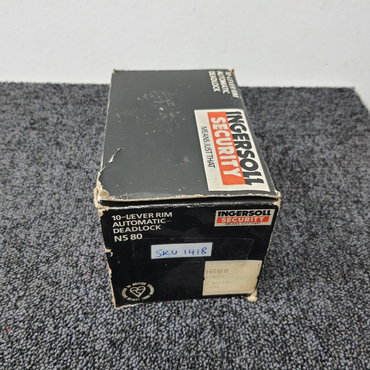 Ingersoll NS80 Lever Rim Automatic Deadlock Satin Chrome