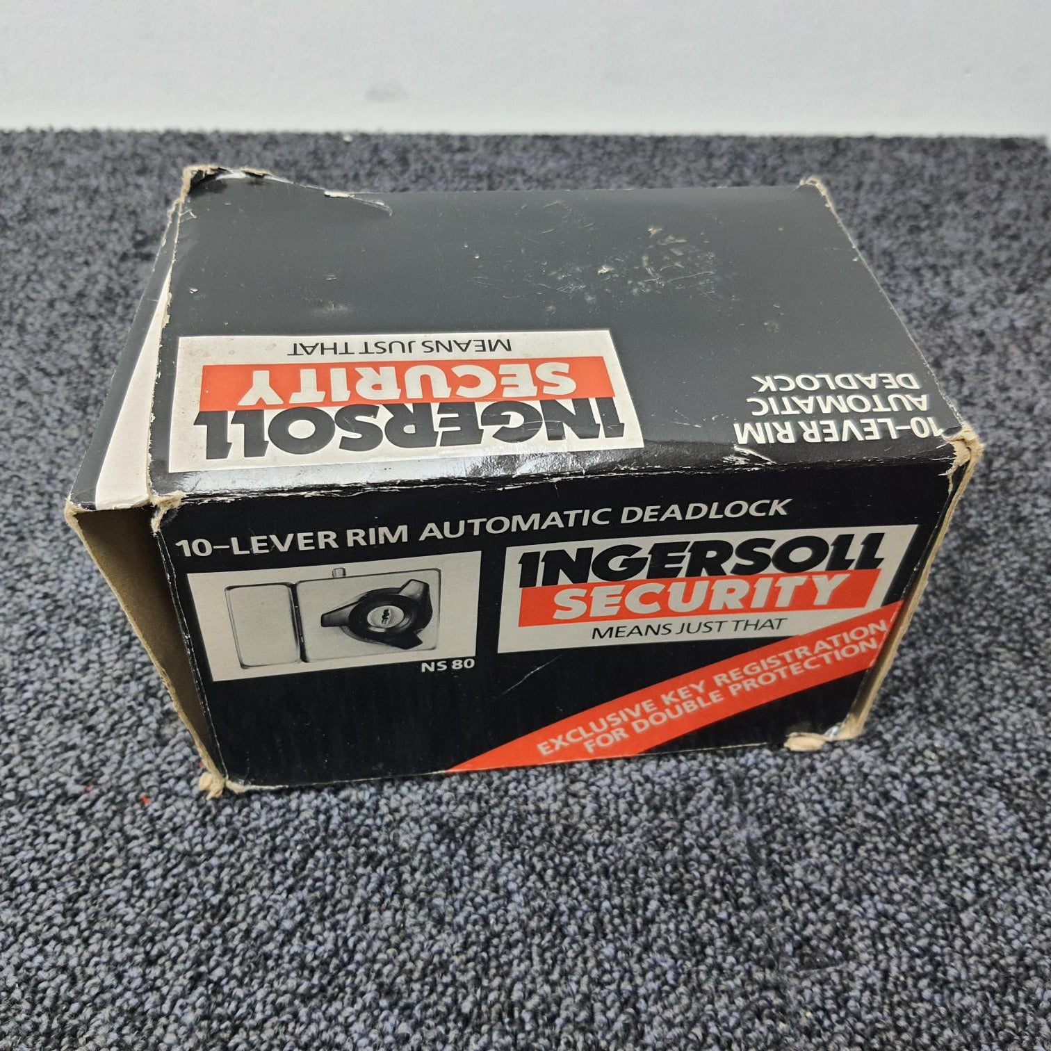 Ingersoll NS80 Lever Rim Automatic Deadlock Satin Chrome