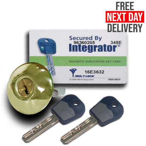 Ingersoll SC1 Replacement Cylinder Mul Lock Polished Brass
