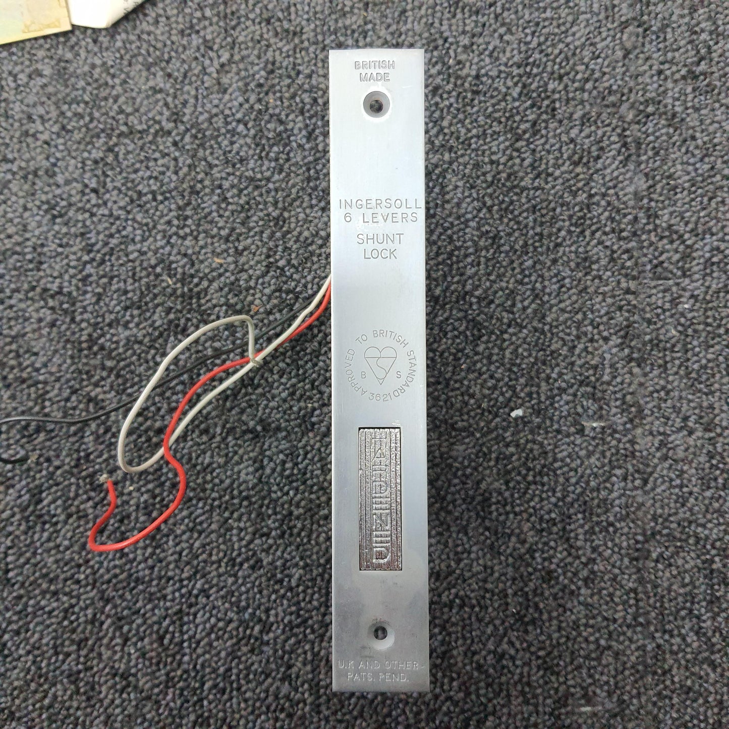 Ingersoll DMS8 double-sided 6-Lever Mortise Shunt lock