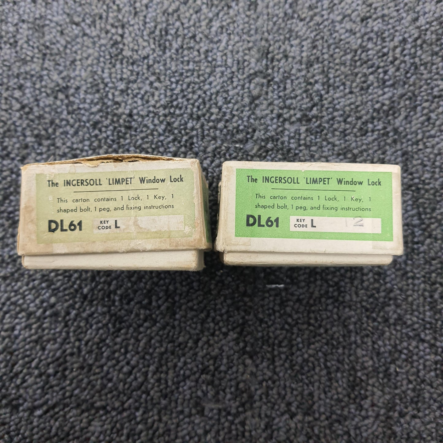 Pair of DL61 Limpet window locks