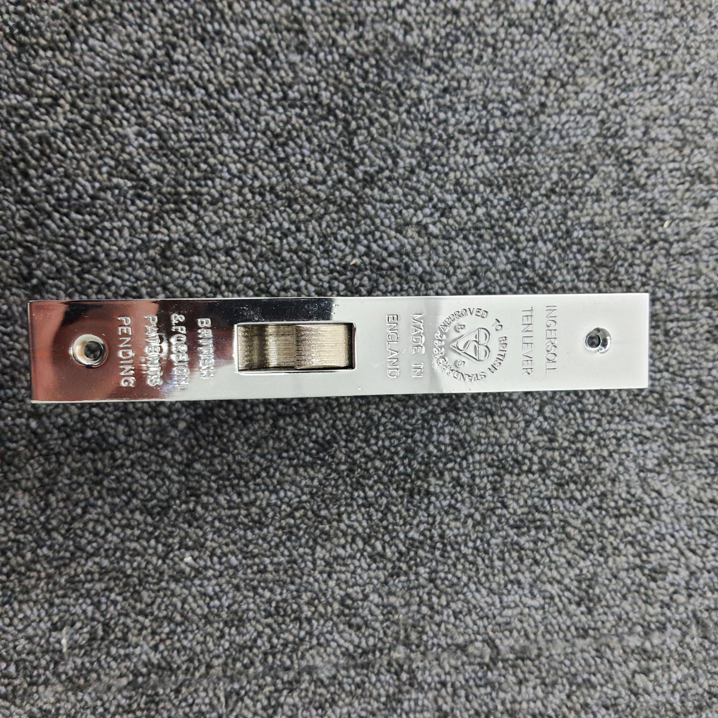 Ingersoll SC74 10-Lever Mortise Deadlock in Polished Chrome