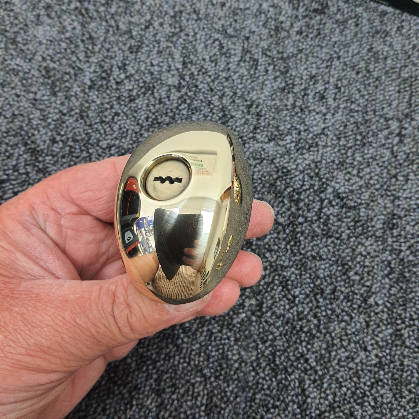 Ingersoll SC74 10-Lever Mortise Deadlock in Polished Brass