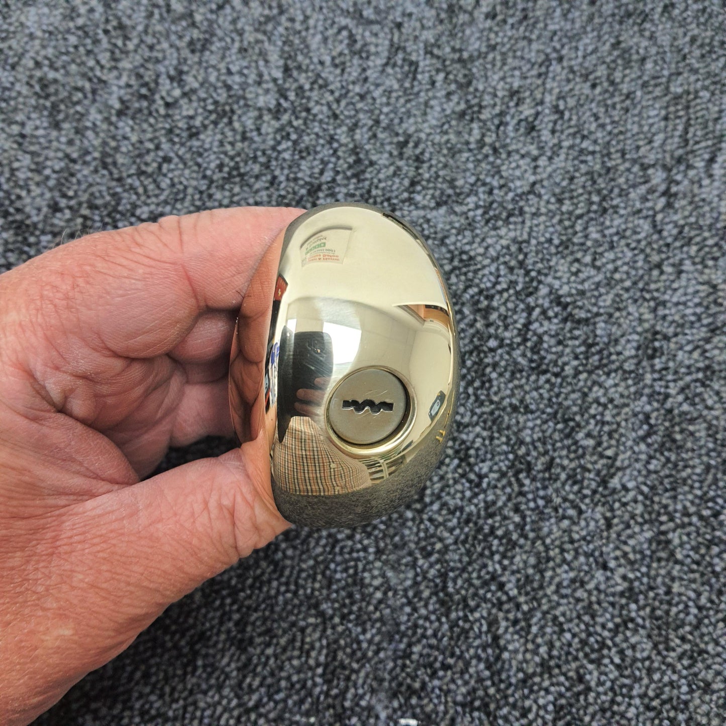 Ingersoll SC74 10-Lever Mortise Deadlock in Polished Brass