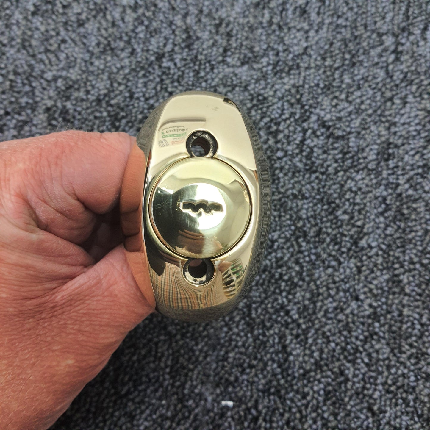 Ingersoll SC74 10-Lever Mortise Deadlock in Polished Brass