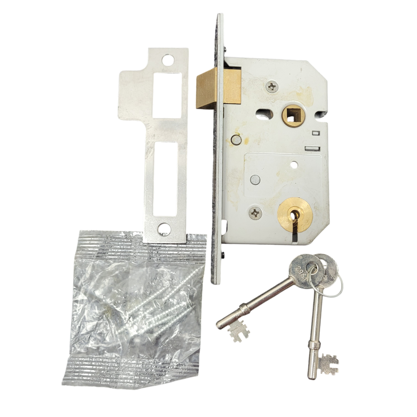Job Lot of 9 UNION 2237 3-Lever Mortice Sashlocks – 6 × 2½" & 3 × 3" – Individually Keyed