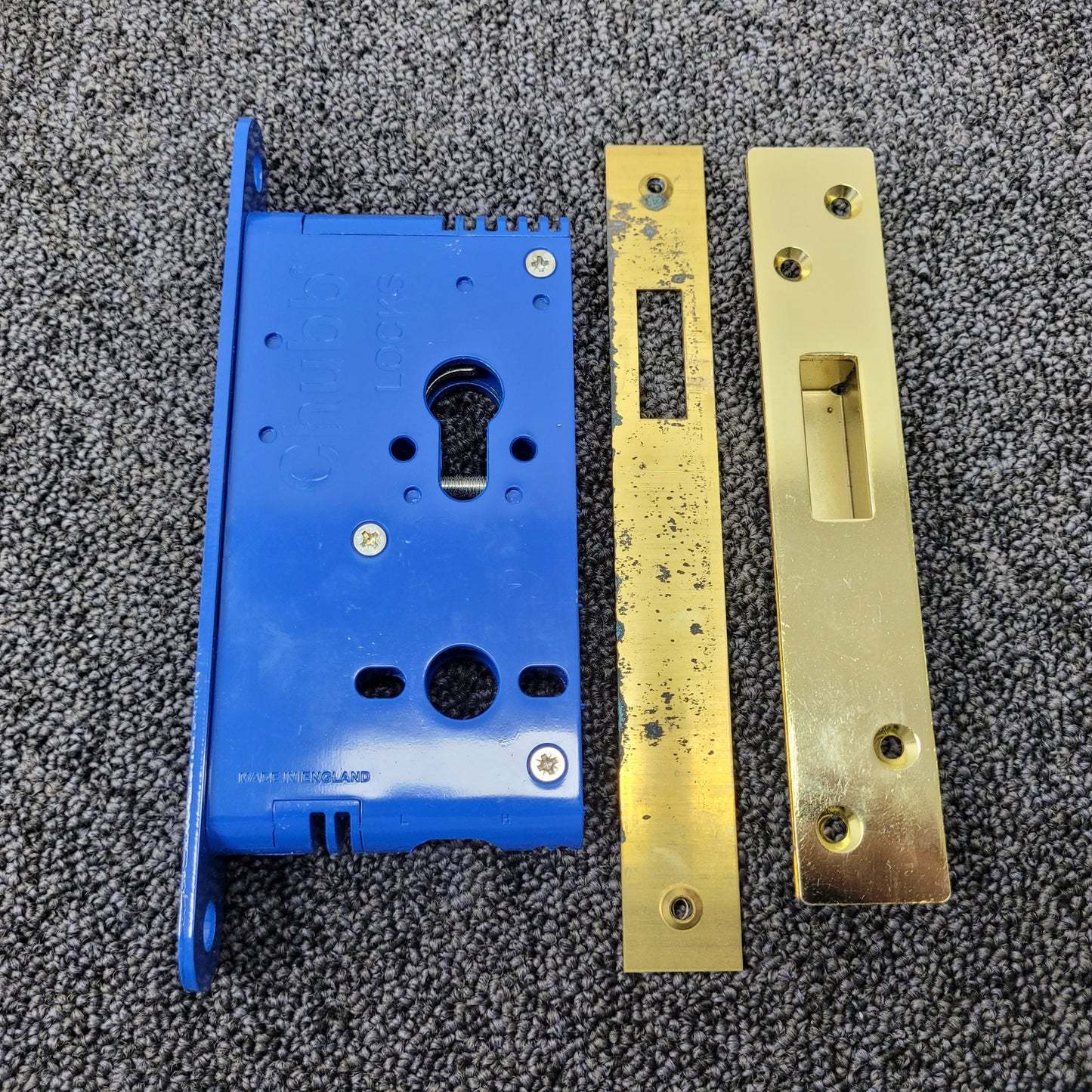 Chubb Door Lock B-3C15-PL-80 Cylinder Mortice Deadlock