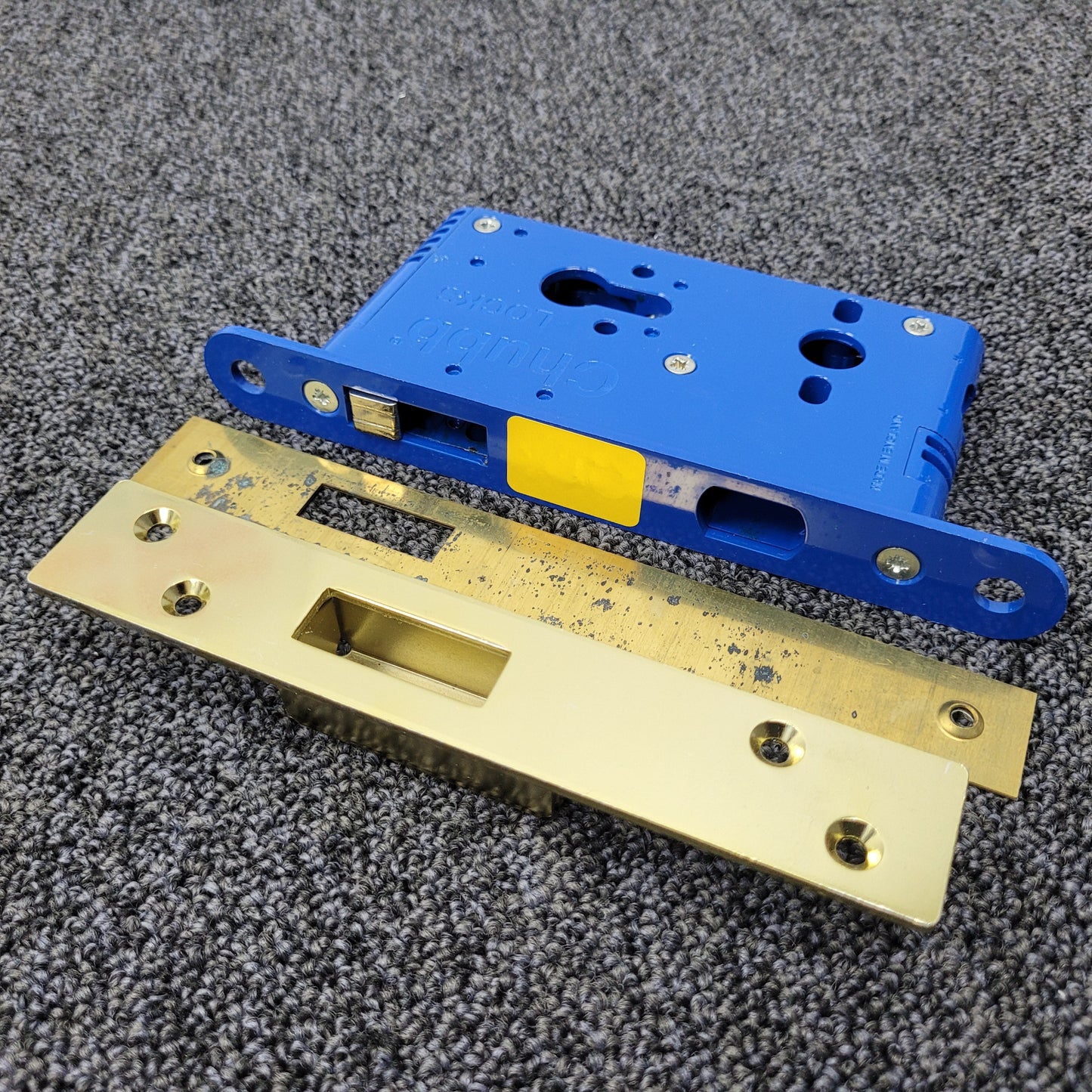 Chubb Door Lock B-3C15-PL-80 Cylinder Mortice Deadlock