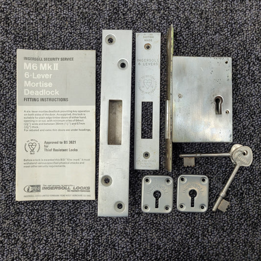 Ingersoll M6 MKII 6-lever Mortice Deadlock