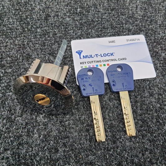 Ingersoll SC1 Replacement Mul-T-Lock Cylinder, POLISHED CHROME