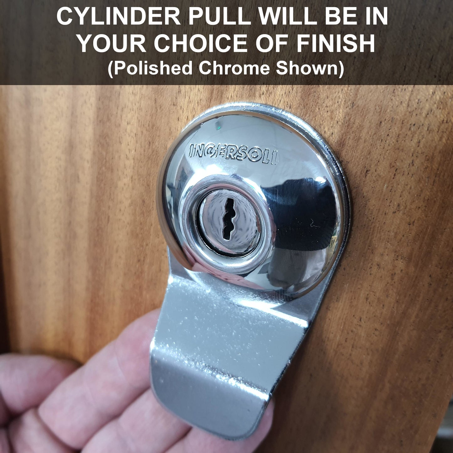 Ingersoll SC71 Double-Locking, 38-58mm, Classic Cylinder, INWARD-OPENING DOORS, POLISHED CHROME