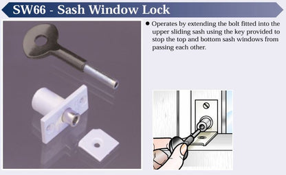 Ingersoll SW66 Wooden Sash Window Lock