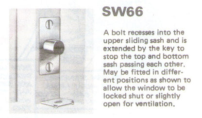 Ingersoll SW66 Wooden Sash Window Lock
