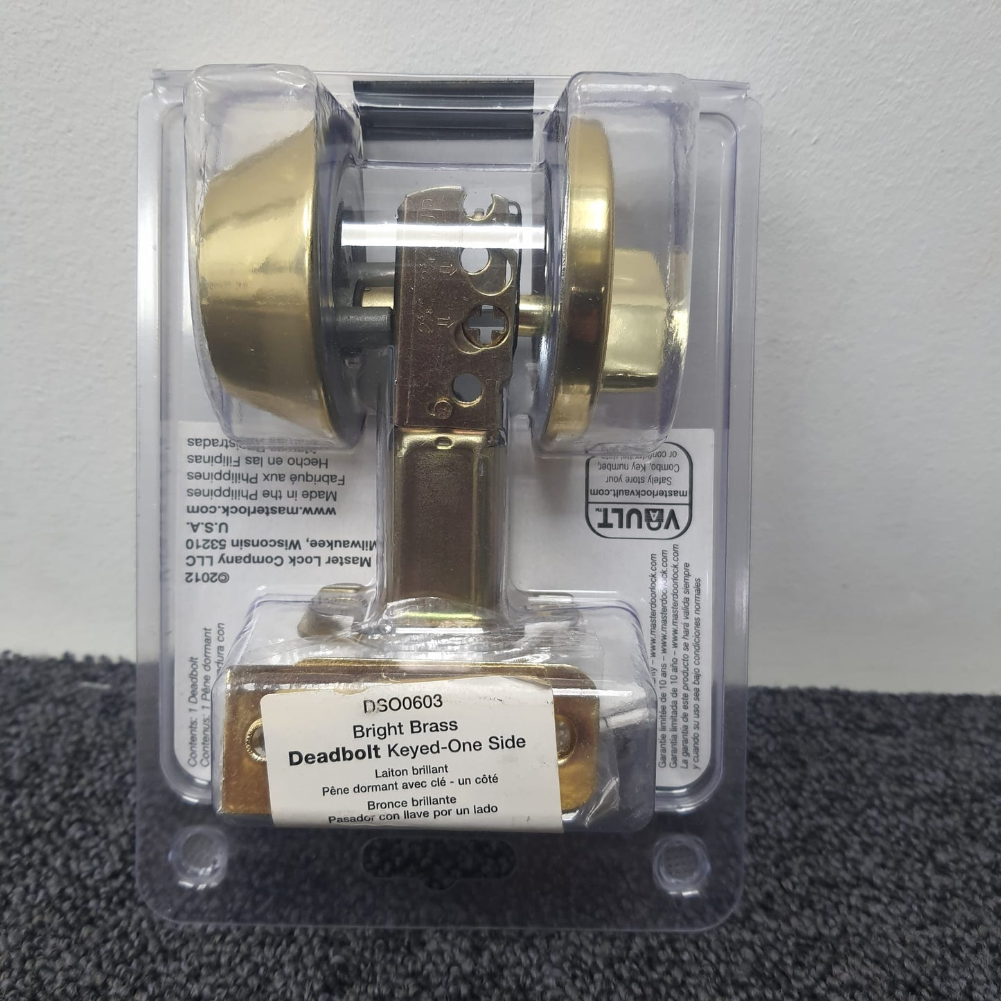 Master Lock DSO0603 Keyed Deadbolt