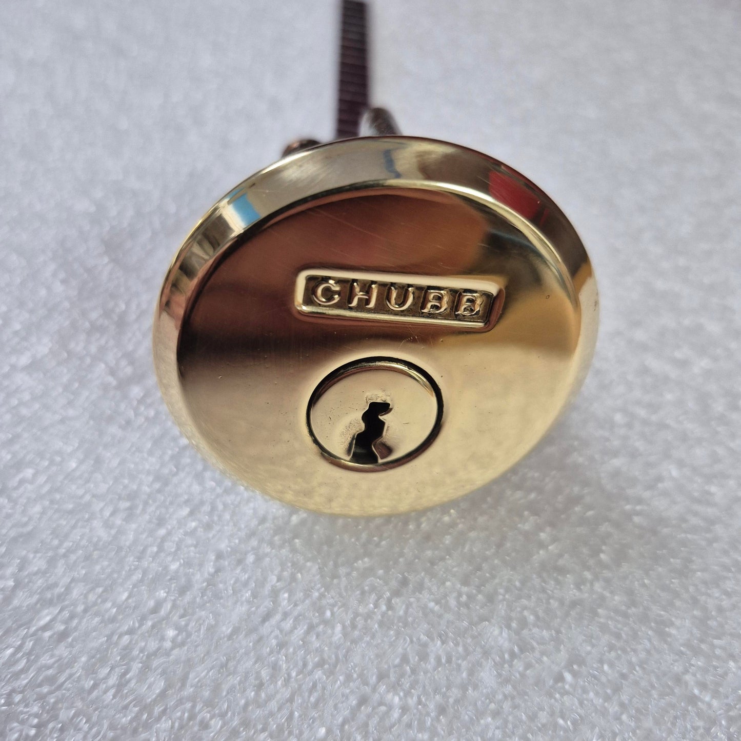 Reconditioned Chubb 4LC Cylinder (Polished Brass)