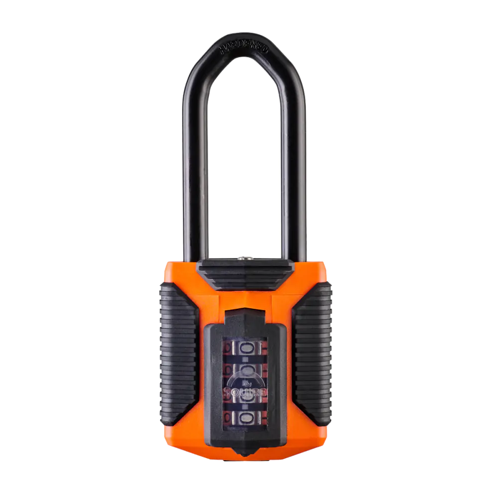 Squire CP50ATLO/2.5 - Long Shackle High Visibility Combination Padlock