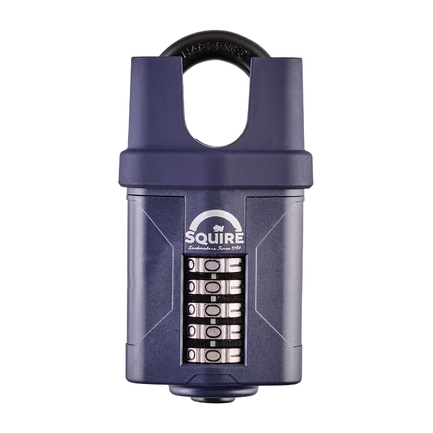 Squire CP60CS - 60mm Hardened Steel Combination Padlock - Closed Shackle