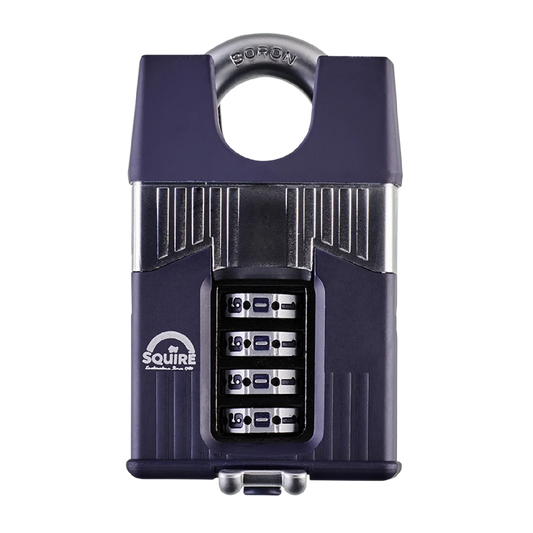 Squire Warrior Combi 55CS - 55mm Heavy-Duty Combination Padlock