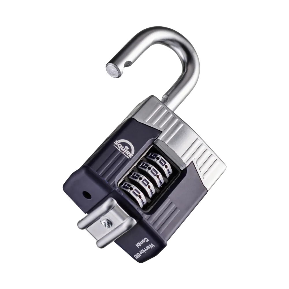 Squire Warrior Combi 55 - 55mm Heavy-Duty Combination Padlock