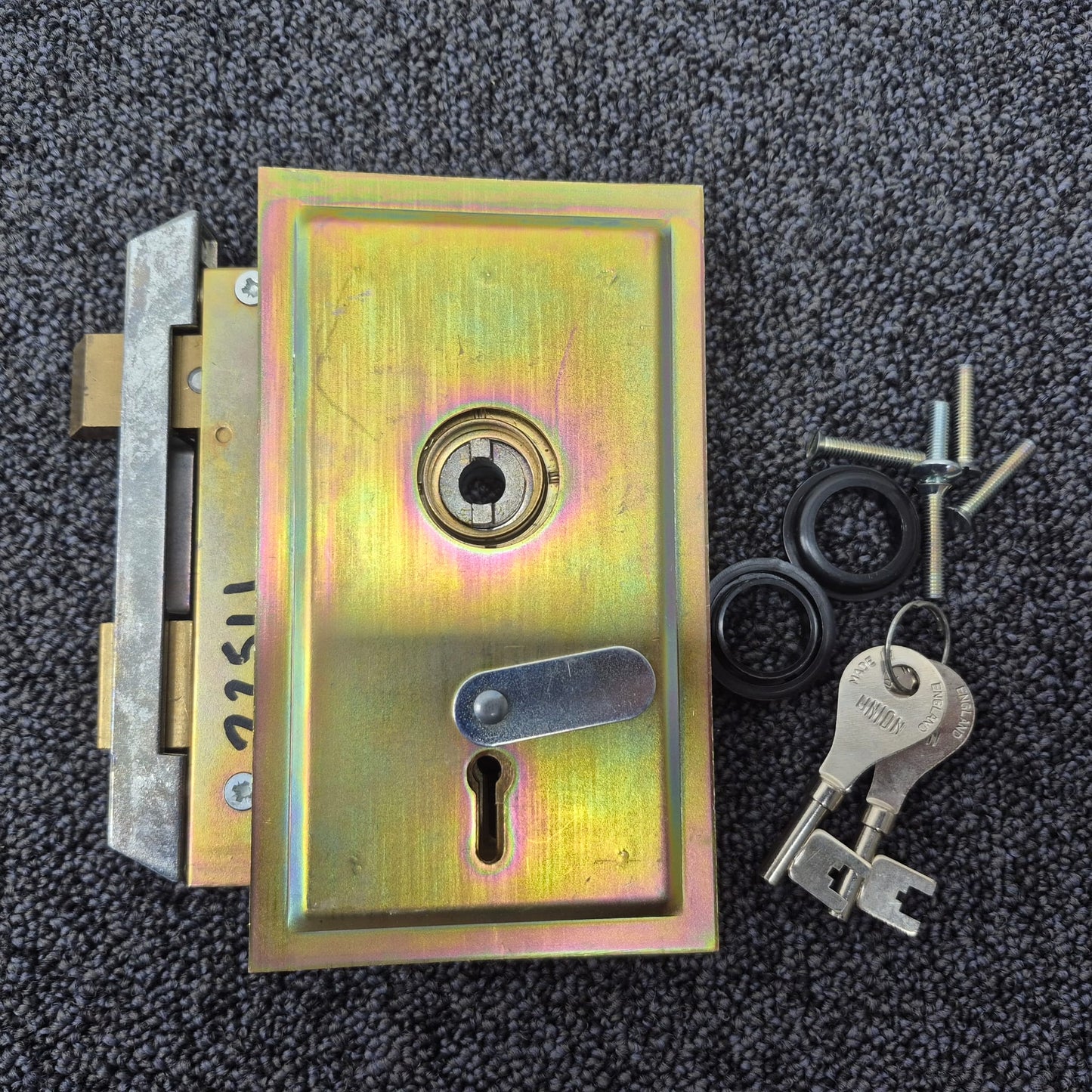 UNION 22511 4 Lever Metal Casement Lock (PANEL LOCK)