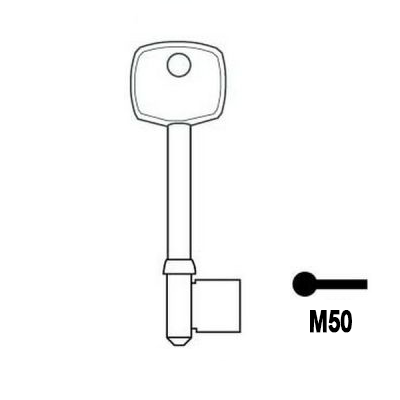 Ingersoll M50 Mortice Key Blank