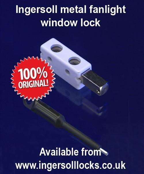 Ingersoll metal fanlight window lock